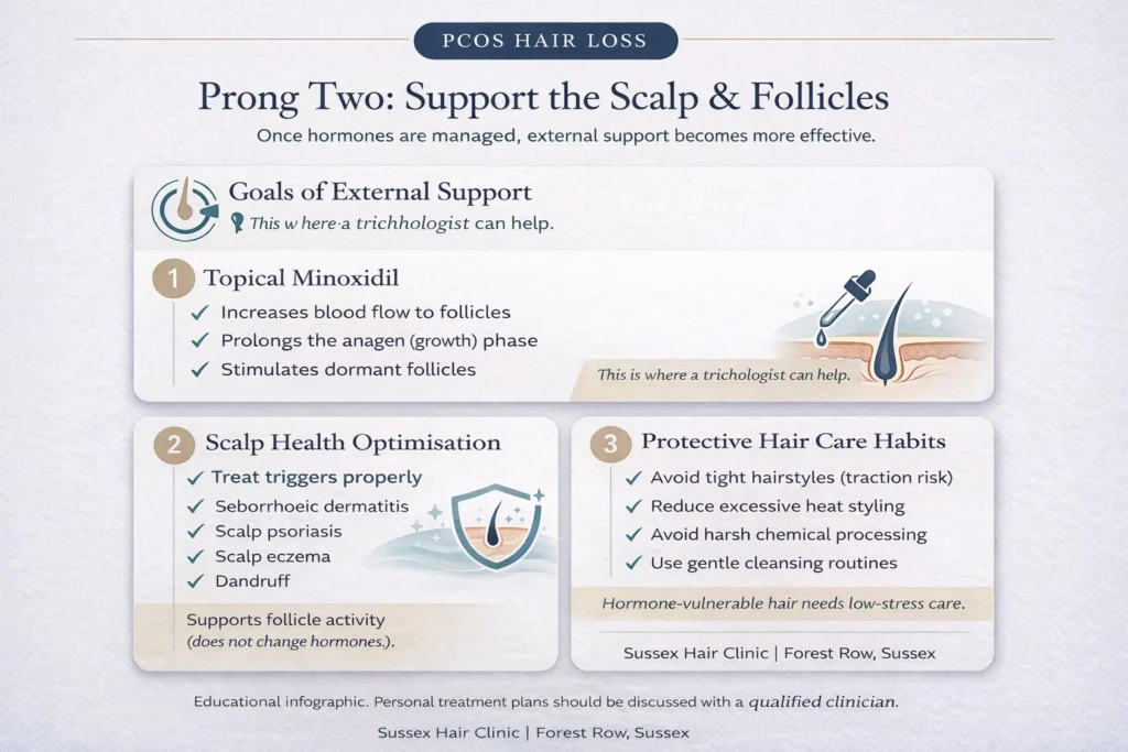 Supporting the Scalp and Hair Follicles