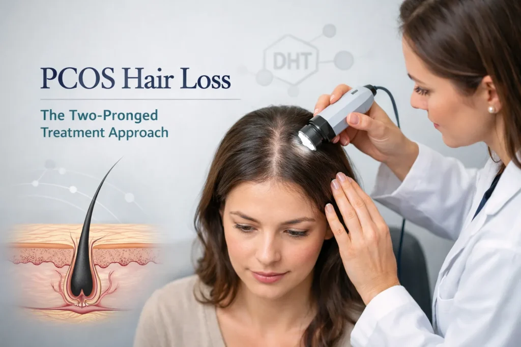 The Two-Pronged Approach to PCOS Hair Loss